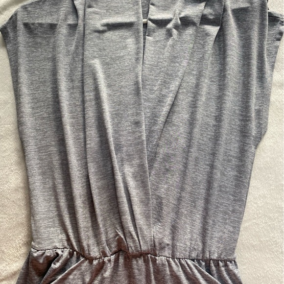 Sweet Storm Grey Short Sleeve Mini Dress Size M - Picture 5 of 5